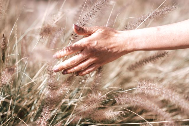 Direct sunlight on skin, helping the body to make vitamin D