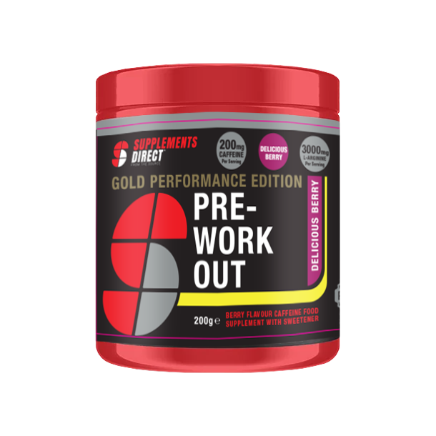 Supplements Direct Pre-Workout Powder (Berry Flavour)